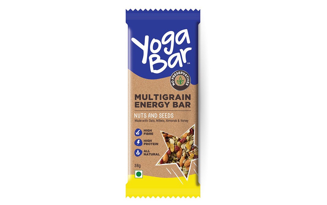 Yoga Bar Multigrain Energy Bar Nuts and Seeds Pack 38 grams Reviews